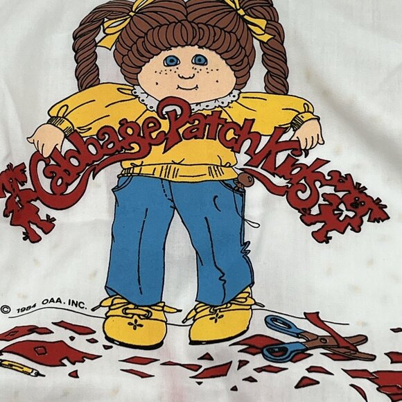 Vintage Toddler Child Cabbage Patch Kids smock bib painters shirt 1984 Hallmark - Picture 2 of 12